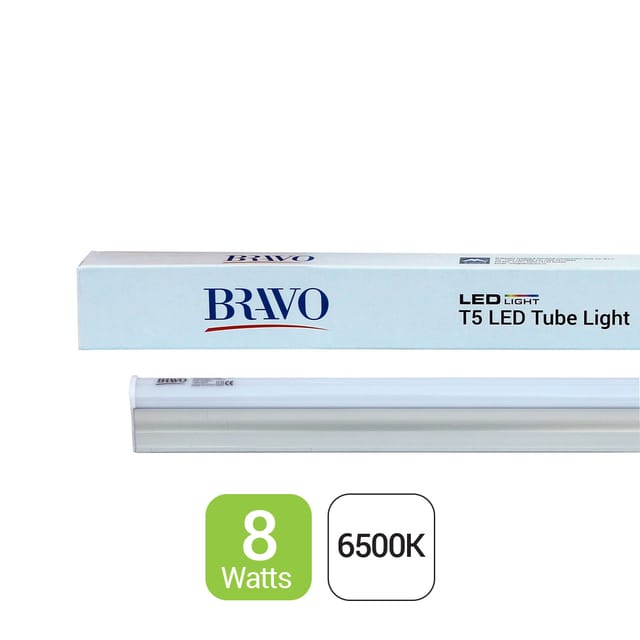 تيوب ليد تي5 -8 وات- لون ابيض - 640 لومن- 60سم-  ماركة برافو