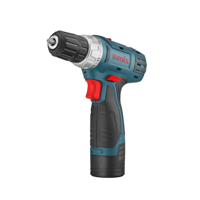 دريل كهربائي مزود ببطارية 12 فولت - موديل 8012 RONIX