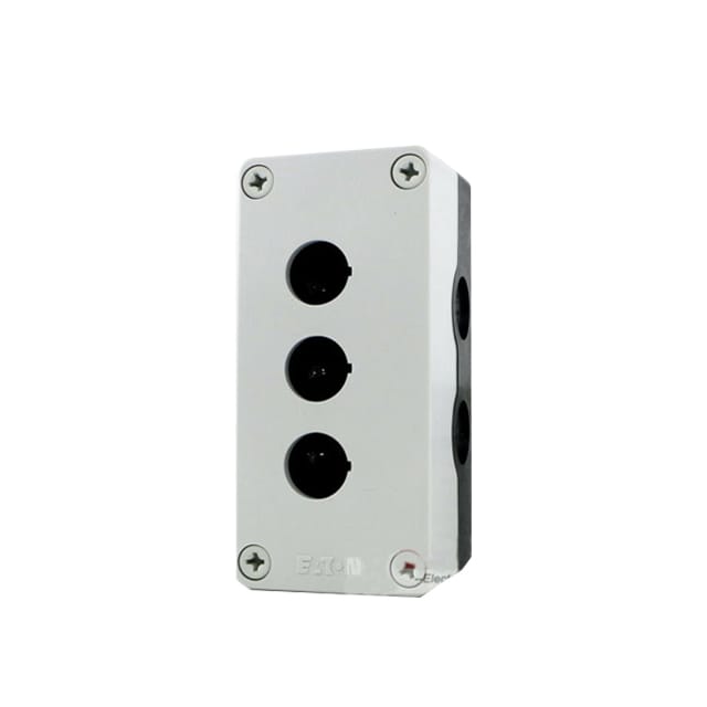 Surface mount.encl.with 3 locations
