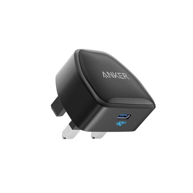 شاحن حائط أنكر  سريع USB-C بقوة 20 وات  - أسود