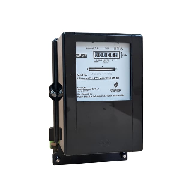 عداد كهرباء 3 فاز نوع EM-3W,240/415,100A,3P صناعة سعودية