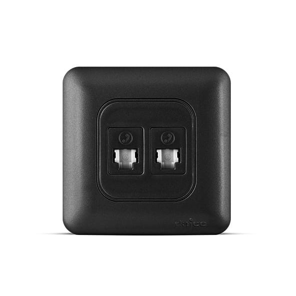 سوكيت داتا RJ45 مجوز  أسود -صناعة سعودي