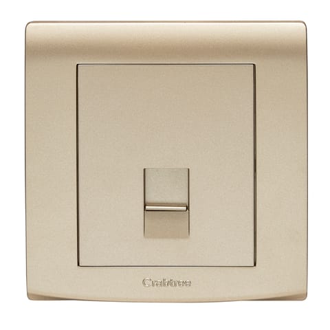 سوكيت شبكة - فردي - RJ45 - ذهبي