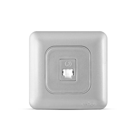 مقبس الهاتف، RJ11، DJWC606PLLL، أوركيد- فضي، داجكو.